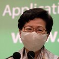 Honkongas kiek įmanoma greičiau priims saugumo įstatymą, sako miesto lyderė