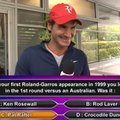 R. Federeris prieš mačą su E. Gulbiu laimėjo populiaraus TV žaidimo parodiją