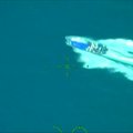 Meksikos laivyno pareigūnai sučiupo narkotikus gabenusį greitaeigį katerį