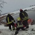 Žiaurus įvykis Jurbarko r. – žuvo 14-metė: keturračiu užvažiavo ant tvenkinio ir nuskendo