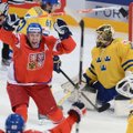 Pasaulio čempionato ketvirtfinalyje - slovakų sensacija prieš Kanadą ir rusų, suomių bei čekų pergalės