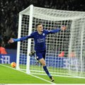 Anglijos futbolo čempionate „Leicester“ klubas įveikė „Chelsea“ komandą ir vėl tapo lygos lyderiu