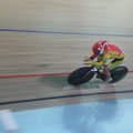 Antrą sidabrą Lietuvai dviračių treko varžybose Panevėžyje pelnė D. Tušlaitė