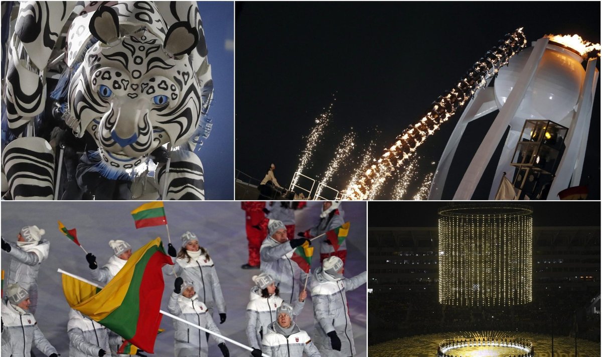 Pjongčango žiemos olimpinių žaidynių atidarymo ceremonija