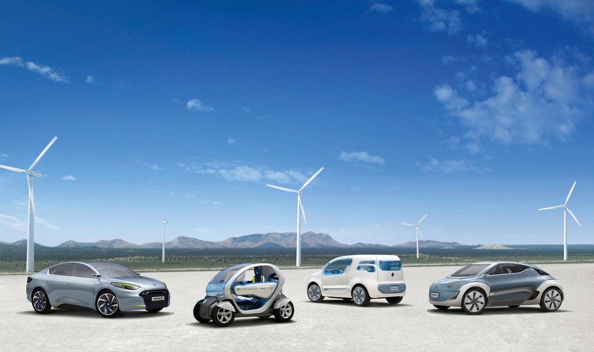 Renault koncepciniai elektromobiliai