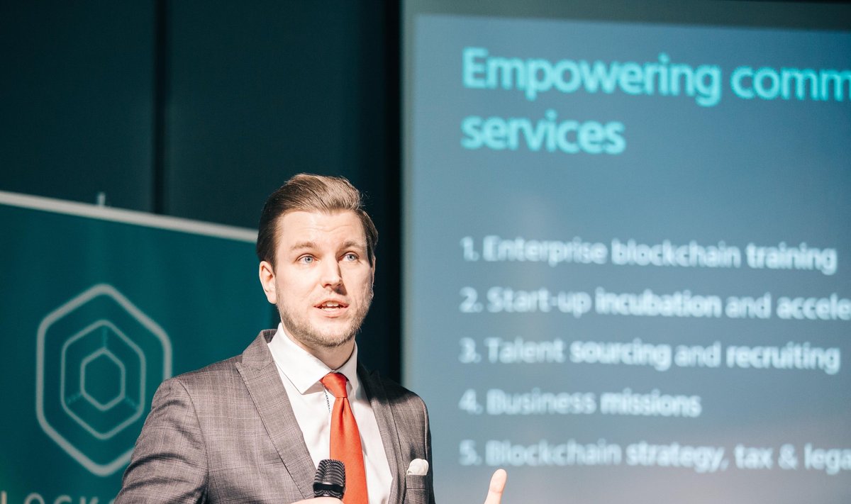 Blockchain Centre Vilnius CEO Justas Šireika