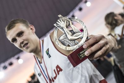Geriausias Latvijos 3×3 krepšininkas N. Miezis