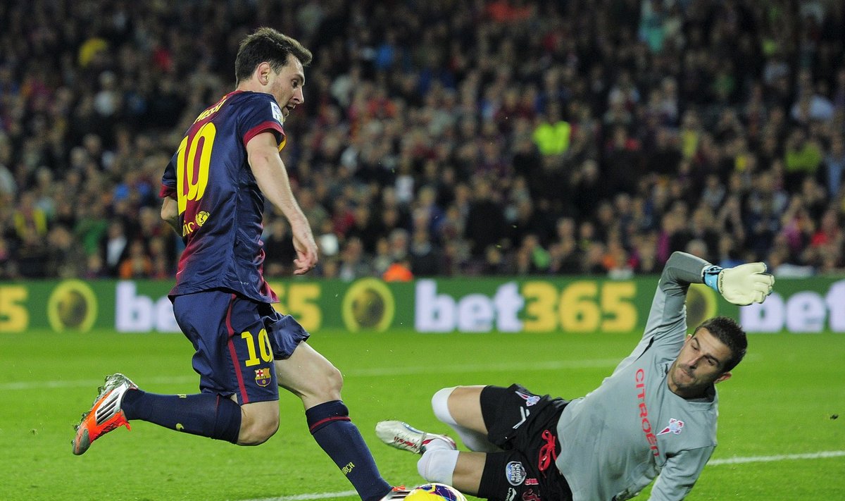 Lionelis Messi ir Javi Varas 