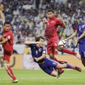 Japonijos futbolo rinktinė kontroliniame mače nesugebėjo įveikti Irano