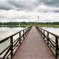 Biržuose suremontuotas ilgiausias pėsčiųjų tiltas Lietuvoje