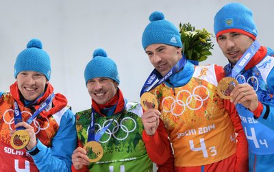 Aleksejus Volkovas, Jevgenijus Ustiugovas, Dmitrijus Malyško ir Antonas Šipulinas