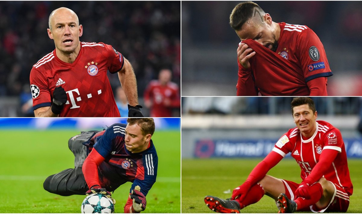 "Bayern" žaidėjai, Arjen Robben, Franck Ribery, Manuel Neuer, Robertas Lewandowski