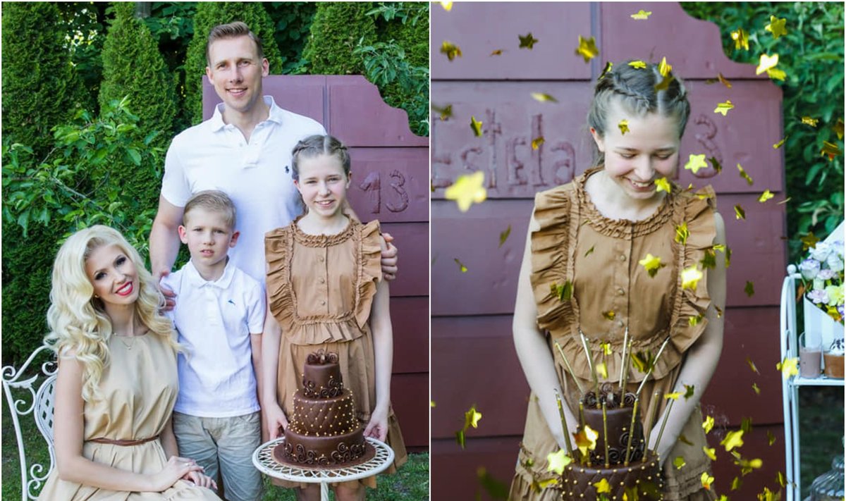 Ingos Stumbrienės dukters šokoladinė gimtadienio šventė