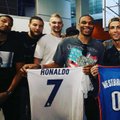 Prieš savo debiutą NBA klube D. Sabonis susitiko su pačiu C. Ronaldo