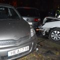 Nufilmuotos gaudynes Vilniuje: pavogęs automobilį nuo policijos spruko daužydamas mašinas