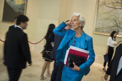 TVF vadovė Christine Lagarde 