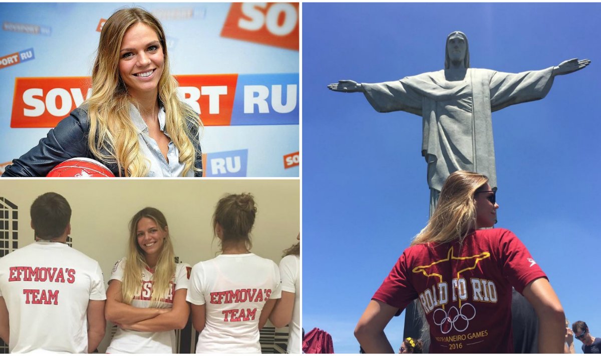 Julija Jefimova ruošiasi Rio de Žaneiro olimpinėms žaidynėms (Instagram nuotr.)