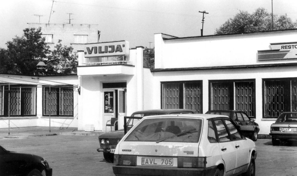 Vilijampolė, restoranas „Vilija“: 1993 metų spalio 7 dieną čia nušauti penki kauniečiai. Nuotraukos iš D.Dargio knygos 