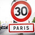 Paryžiuje nuo pirmadienio galioja 30 km/h greitis
