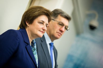 Loreta Graužinienė and PM Algirdas Butkevičius