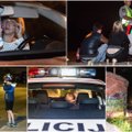 Įspūdinga naktis Vilniuje: nuo policijos sprukęs šešiolikmetis, girta vairuotoja bei prarastos teisės vairuoti