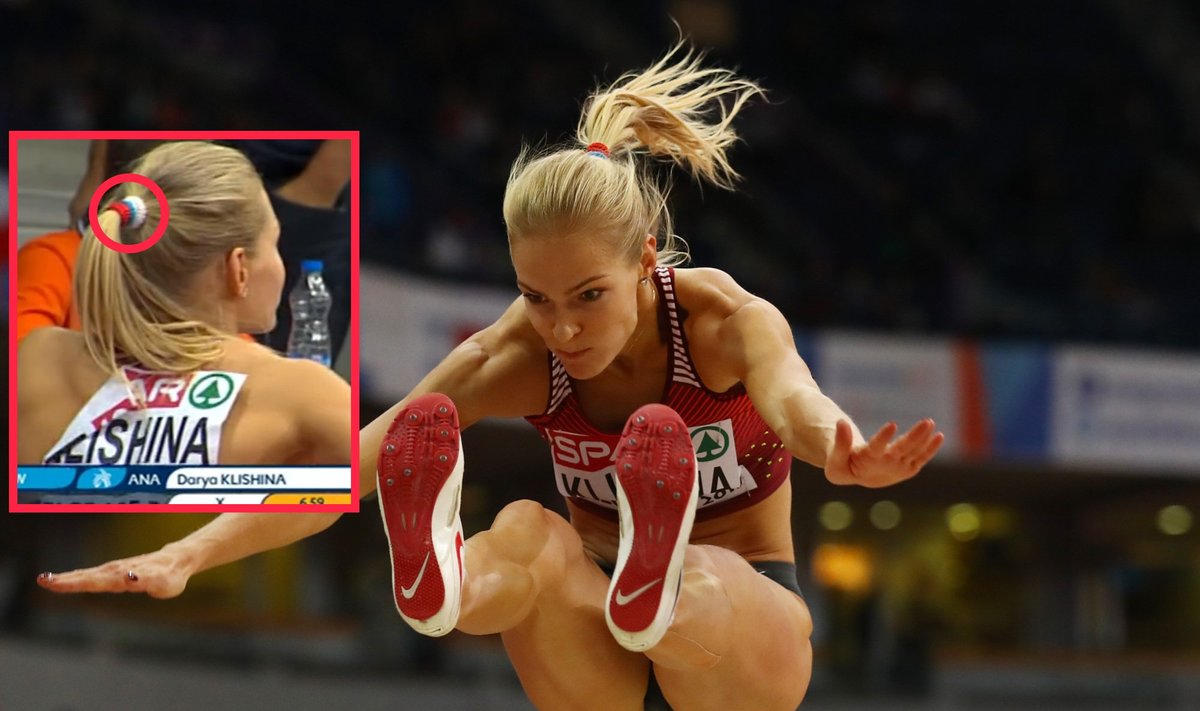 Rusijos lengvaatletė Darija Klišina Serbijoje, Europos lengvosios atletikos uždarų patalpų čempionate