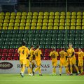 „Trakų“ klubas vejasi Lietuvos futbolo A lygos lyderį