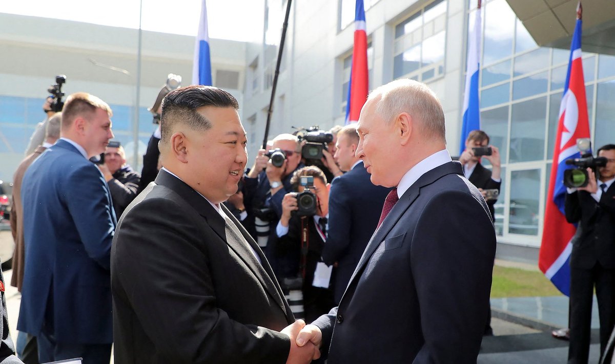 Kim Jong Un ir V. Putinas