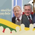 Reikšmingiausios trisdešimtmečio asmenybės: Vytautas Landsbergis, Valdas Adamkus ir Algirdas Brazauskas