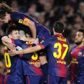 „Barcelona“ futbolininkai Ispanijoje nugalėjo autsaiderius