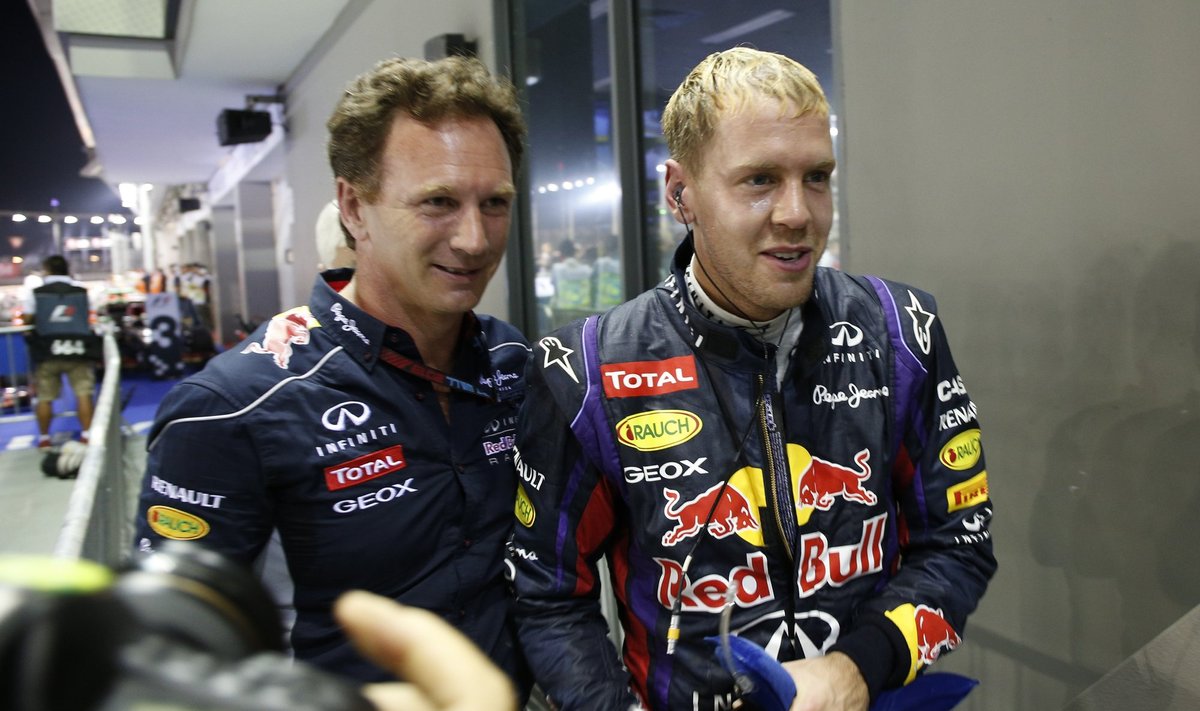 Christianas Horneris ir Sebastianas Vettelis