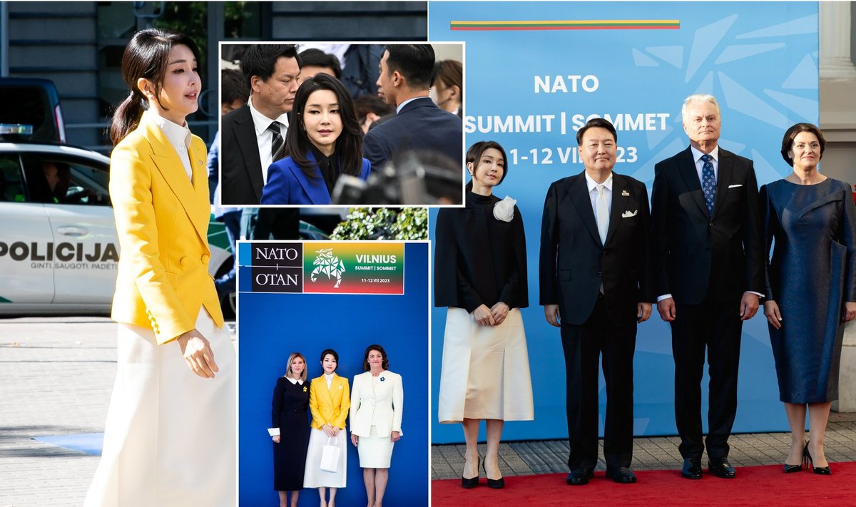 Pietų Korėjos pirmoji ponia Kim Kun Hee 