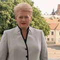 D. Grybauskaitės staigmena: sveikinimas trimis kalbomis