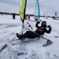 Sudėtingos sąlygos ledo jachtų taurėje: startuodami sportininkai patys įvertino riziką