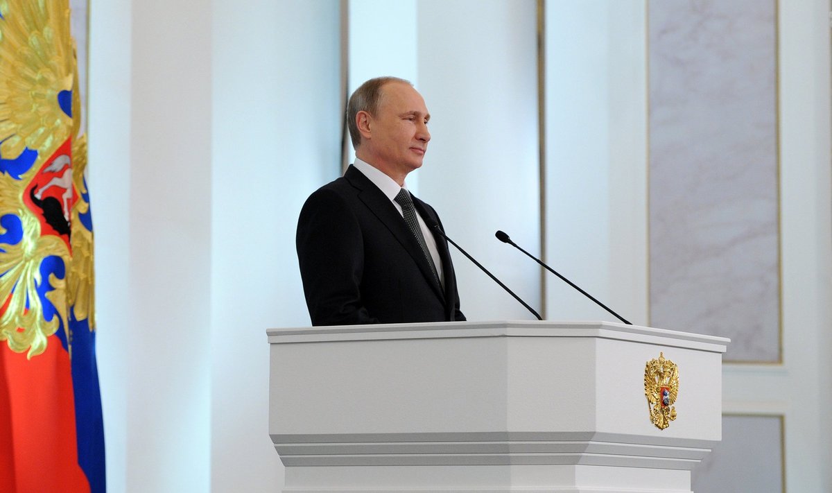 Vladimiro Putino pranešimas šalies parlamento žemiesiems rūmams
