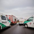 Avarija Šakių rajone – susidūrė VW ir miškavežis: sunkiai sužalotam vyrui prireikė ir medikų, ir gelbėtojų pagalbos
