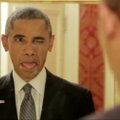 Video su asmenukėms pozuojančiu B. Obama tapo interneto hitu