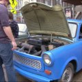 JAV rinkosi legendinių Rytų Vokietijos automobilių „Trabant“ savininkai
