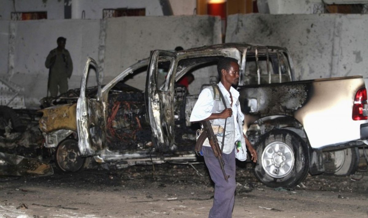 Somalio sostinėje susisprogdino mirtininkas
