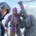 Lietuvių nesustabdė nei bloga savijauta, nei sniegas su žaibais: įkopė į legendomis apipintą Ararato kalną