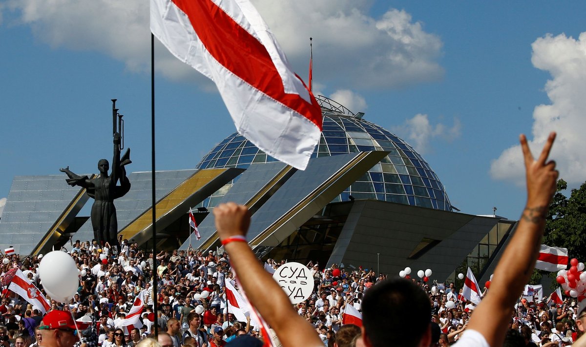 Nauja protestų banga Baltarusijoje