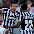 „Juventus“ bent iki pirmadienio pakilo į pirmą vietą Italijoje