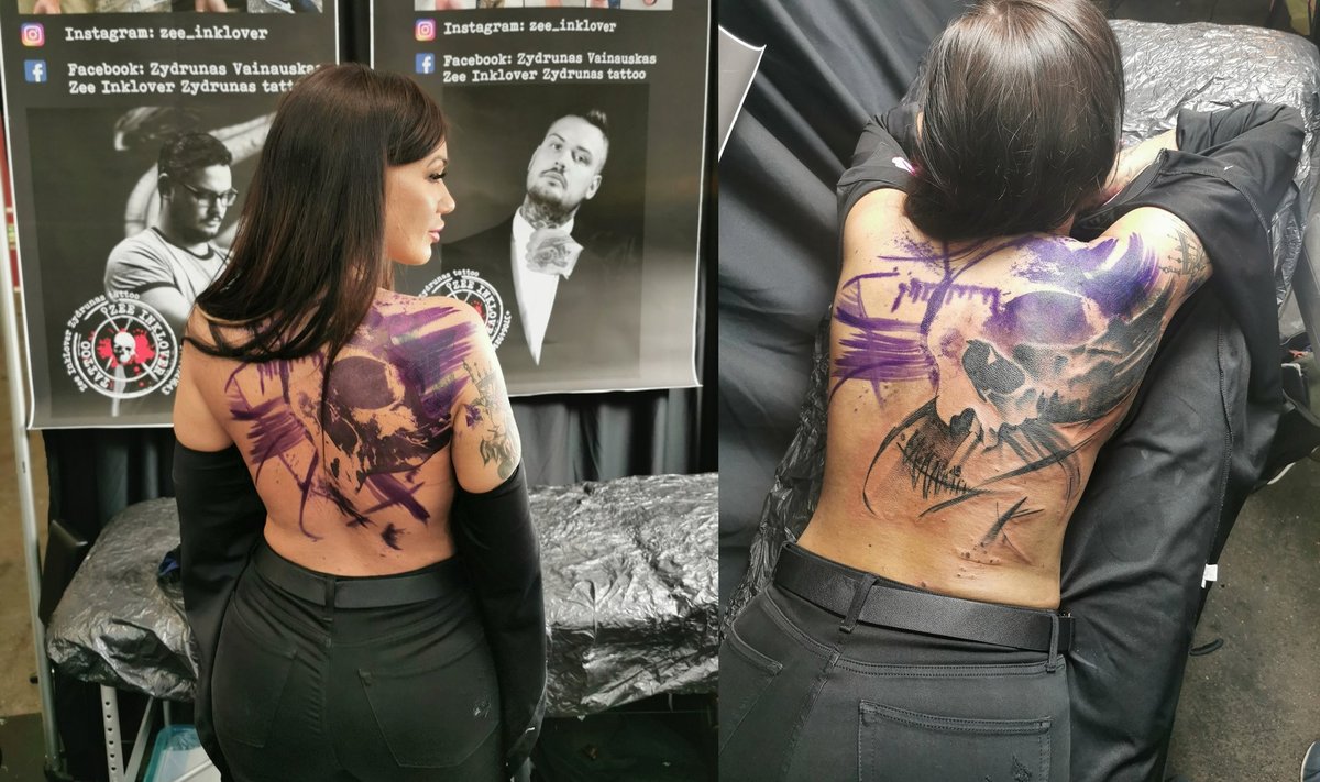 Justina Globienė pasidarė tatuiruotę