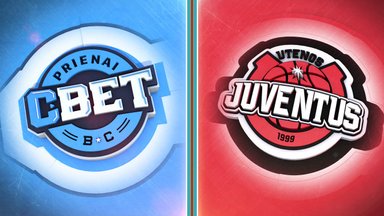 „Betsafe-LKL“ čempionato ketvirtfinalio 2-os rungtynės: Prienų „Cbet“ — Utenos „Juventus“