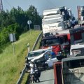 Plungės rajone du automobiliai susidūrė kaktomuša, abu vairuotojai ligoninėje