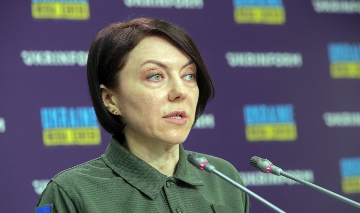  Ukrainos gynybos ministro pavaduotoja Hanna Maliar