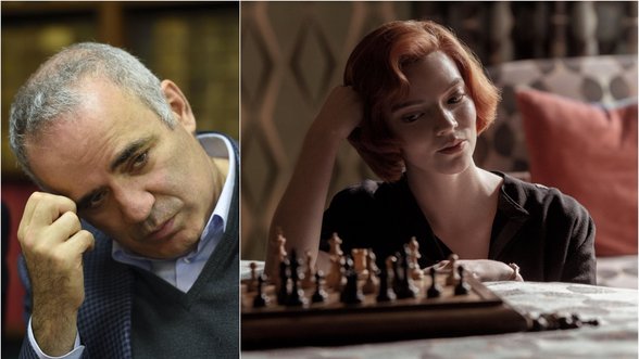 Seriale „Queen’s Gambit“ atsisakęs vaidinti šachmatų asas Kasparovas įvertino juostą: šiandien kai kas, kas rodoma, būtų neįmanoma