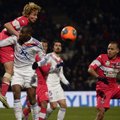 „Lyon“ futbolininkai mačo pabaigoje išleido pergalę iš rankų