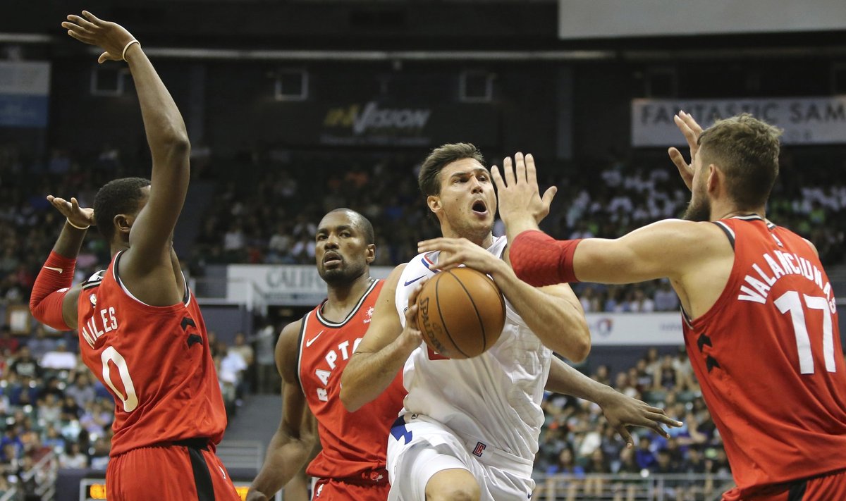 Priešsezoninės NBA rungtynės: "Raptors" – "Clippers"