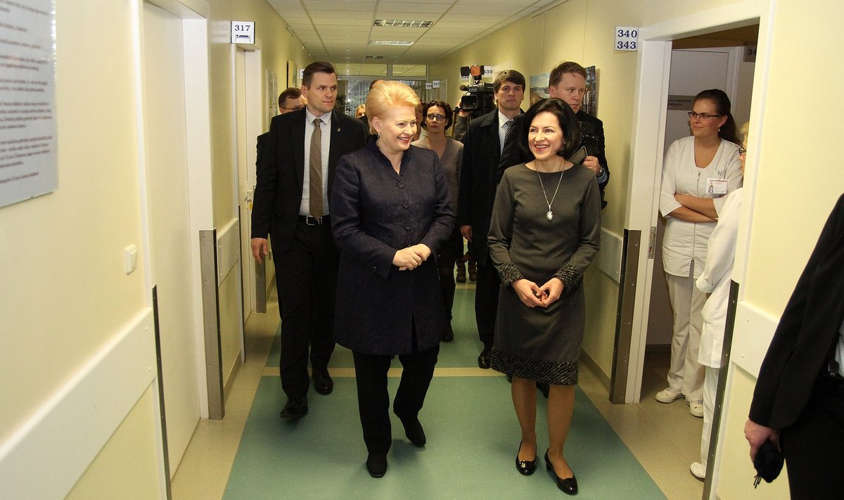 Dalia Grybauskaitė Kauno klinikose
